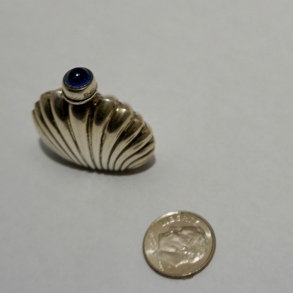 Sterling Silver Perfume Bottle with Applicator